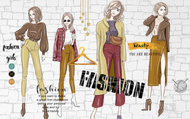 白砖墙服装店工装背景墙