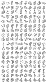 180个医疗健康立体图标