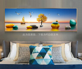 床头背景挂画 