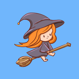 万圣节小女巫