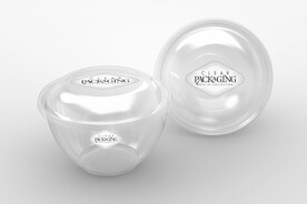 透明容器包装盒包装袋塑料桶样机