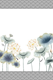 高清分层透明底彩白彩推拉门写真