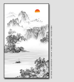 玄关山水画