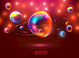 炫酷年会几何背景