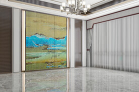 新中式客厅场景