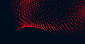 红色圆点图案黑色背景