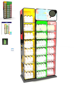 端架 货架 美陈 超市 矿泉水