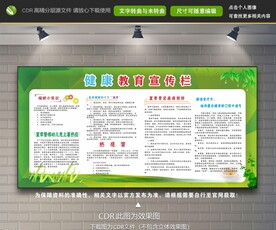 健康教育宣传栏