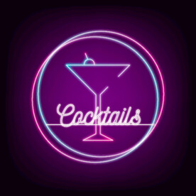 酒吧霓虹灯风格背景墙系列