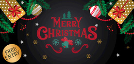 圣诞节西餐牛排法国浪漫餐饮菜单