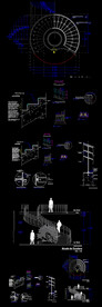 旋转楼梯CAD图纸
