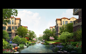 小区水景