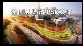 黄昏秋景道路鸟瞰