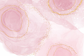 金色线条水墨背景