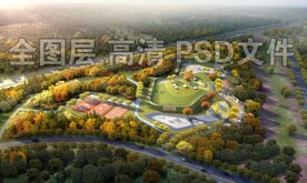 体育公园秋景