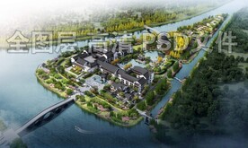 园林古建绿化鸟瞰