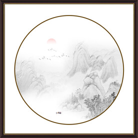新中式山水画
