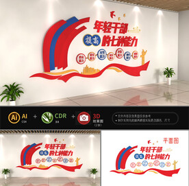 年轻干部七种能力文化墙