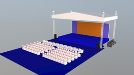 舞台搭建布置su模型