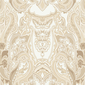 手绘对称佩斯利腰果底纹