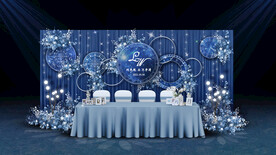 星空婚礼签到区