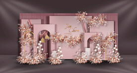 莫兰蒂粉色迎宾区