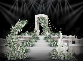 白色森系仪式区