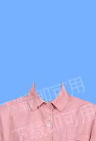 女生证件照衬衫