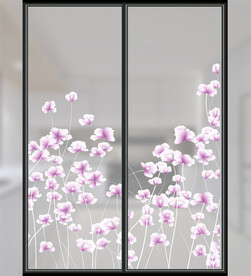 高清分层透明底推拉门打印图