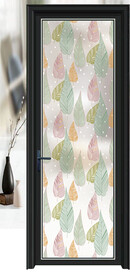 高清分层透明底平开门写真图