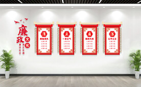 廉政文化墙展板