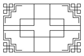 高清分层平开门写真图