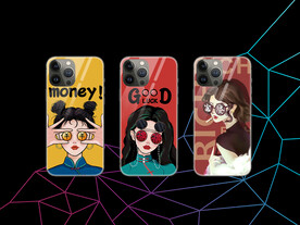 创意 卡通 女孩手机壳图片