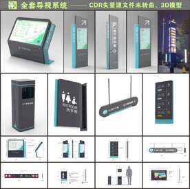 地产全套导视模板