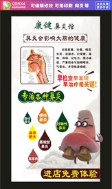 鼻炎海报 展架