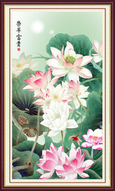 荣华富贵荷花图