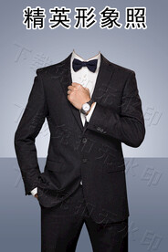 男士形象照证件照公司半身照