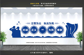 警察文化墙