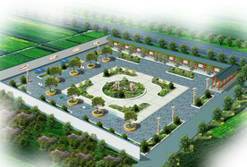 绿化广场效果图