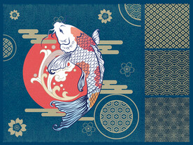 鲢鱼 中国风装饰画