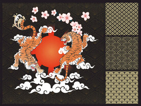 东北虎 中国风装饰画