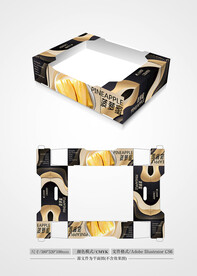 菠萝蜜包装 平面图