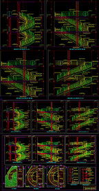 旋转楼梯CAD图库