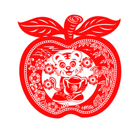 虎年剪纸