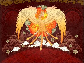 火凤凰 国潮风装饰画