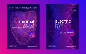 夜店派对海报背景