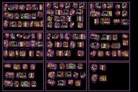 浴室方案CAD图库