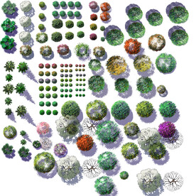 植物平面高清彩平素材PSD