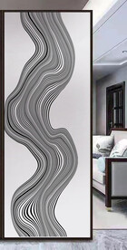 高清分层透明底玄关打印图