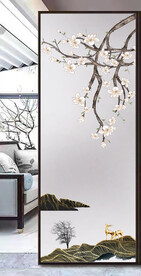 高清分层透明底玄关打印图